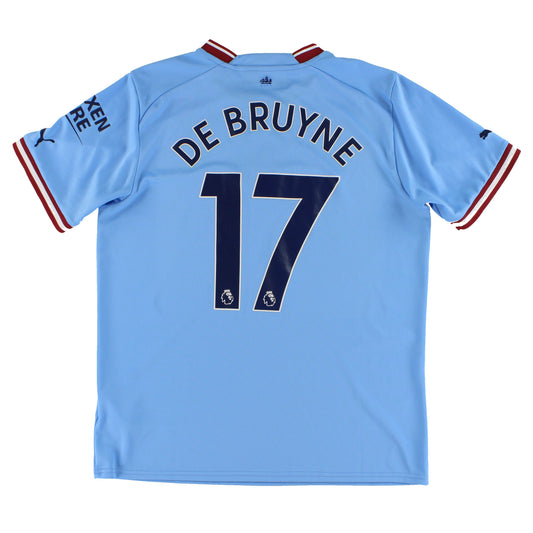 2022-23 Manchester City Puma Home Shirt De Bruyne #17 L