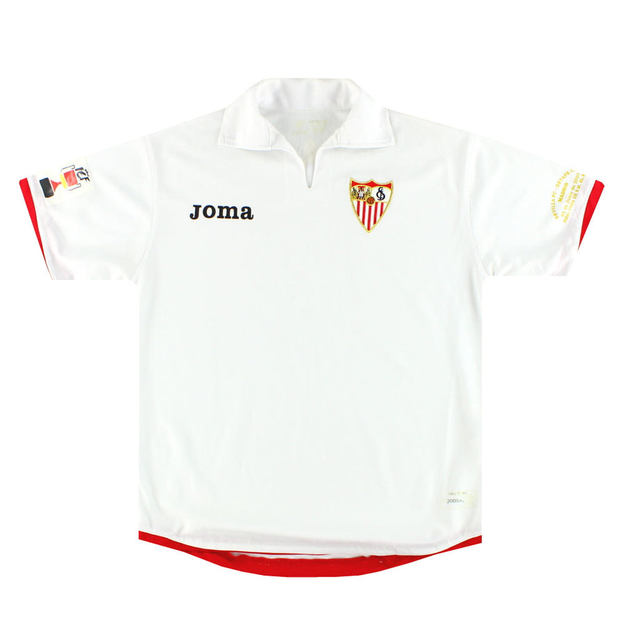 2006-07 Sevilla Joma Copa del Rey Final Shirt S