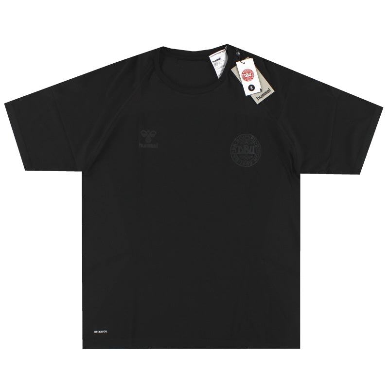2022 Denmark Hummel Blackout TR Seamless T-Shirt *BNIB* XXL - Classic Football Kit