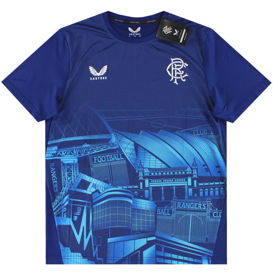 2023-24 Rangers Castore Stadium Print Tee *BNIB*