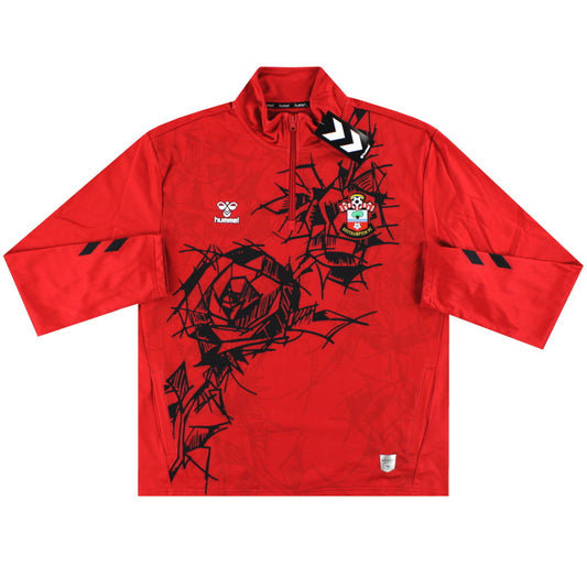 2023-24 Southampton Hummel 1/4 Zip Pre Match Top *BNIB* M