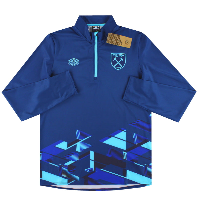 2023-24 West Ham Umbro 1/4 Zip Warm Up Top *w/tags* XXL