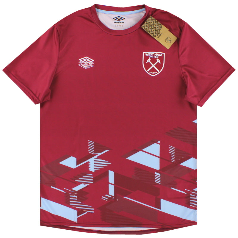 2023-24 West Ham Umbro Warm Up Shirt *BNIB XL