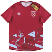 2023-24 West Ham Umbro Warm Up Shirt *BNIB M