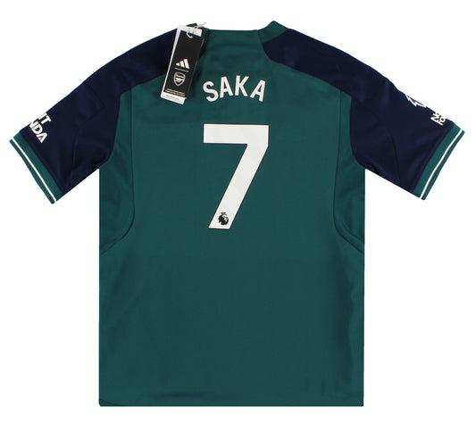 2023-24 Arsenal adidas Third Shirt Saka #7 *w/tags* L.Boys