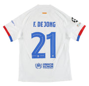 2023-24 Barcelona Nike Away Shirt F.De Jong #21 M