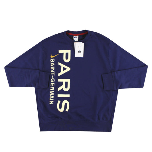 2023-24 Paris Saint-Germain Crew-Neck French Terry Sweatshirt *BNIB* XL