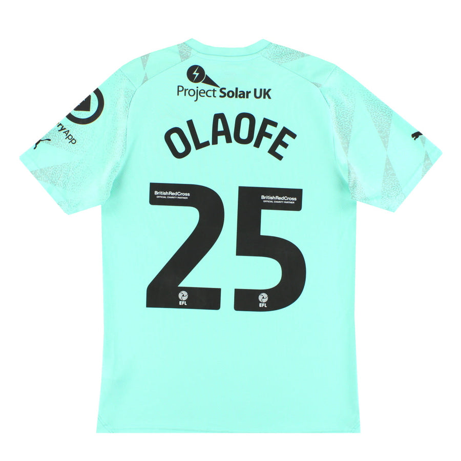 2023-24 Stockport County Puma Away Shirt Olaofe #25 M - Classic Football Kit