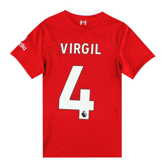 2023-24 Liverpool Nike Home Shirt Virgil #4 XS