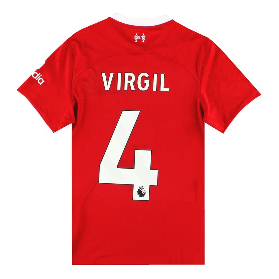 2023-24 Liverpool Nike Home Shirt Virgil #4 XS