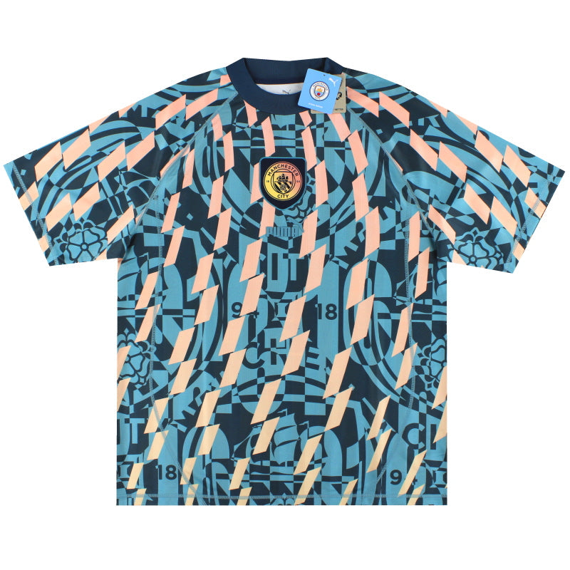 2024-25 Manchester City Puma ftblStatement Retro Shirt *BNIB* M