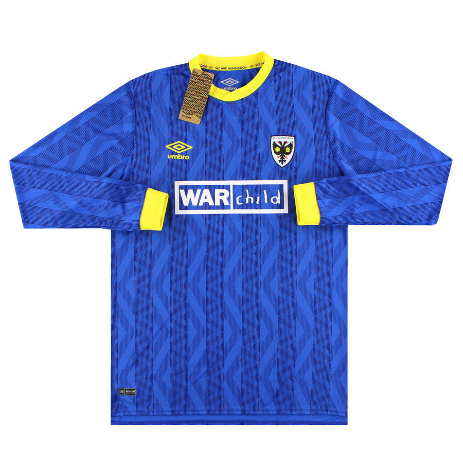2024-25 AFC Wimbledon Umbro Home Shirt L/S *BNIB* - Classic Football Kit
