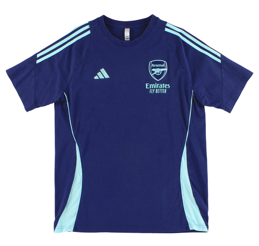 2024-25 Arsenal adidas Player Issue Tiro 24 Cotton Tee *As New* M