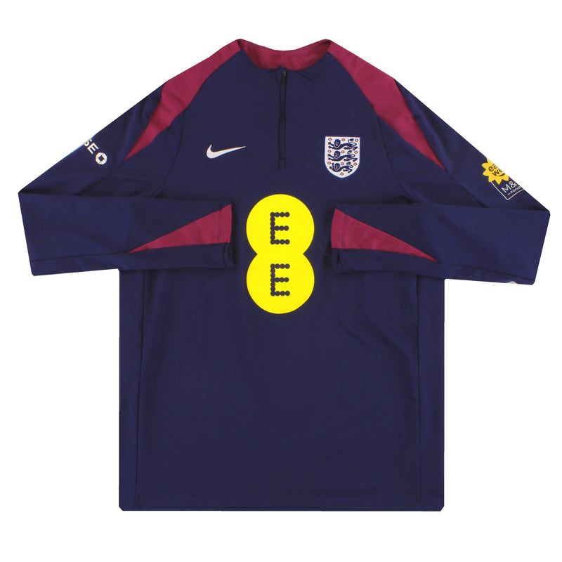 2024-25 England Nike Player Issue 1/4 Zip Training Top L