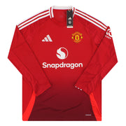 2024-25 Manchester United adidas Home Shirt L/S *BNIB* XXL