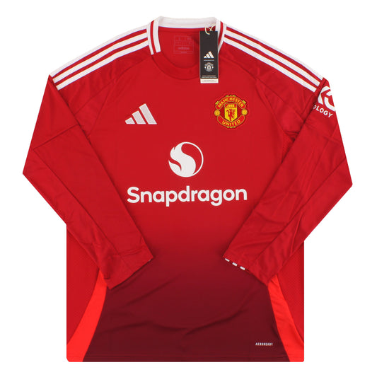 2024-25 Manchester United adidas Home Shirt L/S *BNIB* XXL