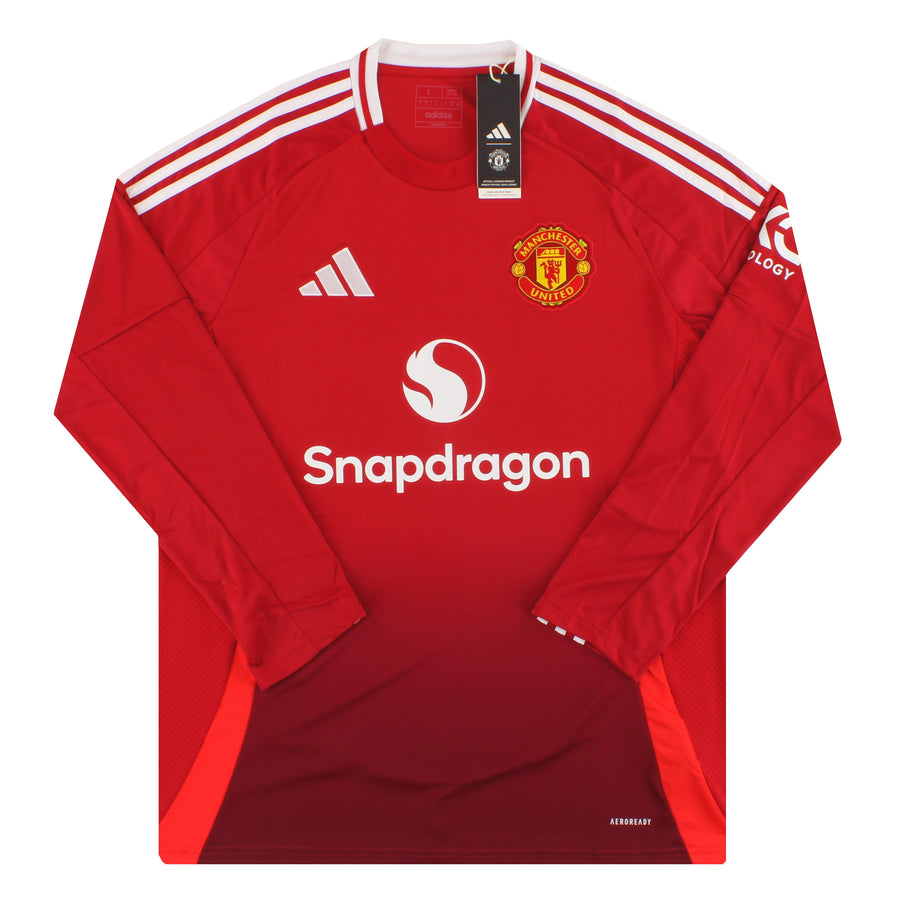 2024-25 Manchester United adidas Home Shirt L/S *BNIB* XXL
