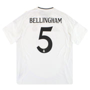 2024-25 Real Madrid adidas Home Shirt Bellingham #5 *w/tags* XL