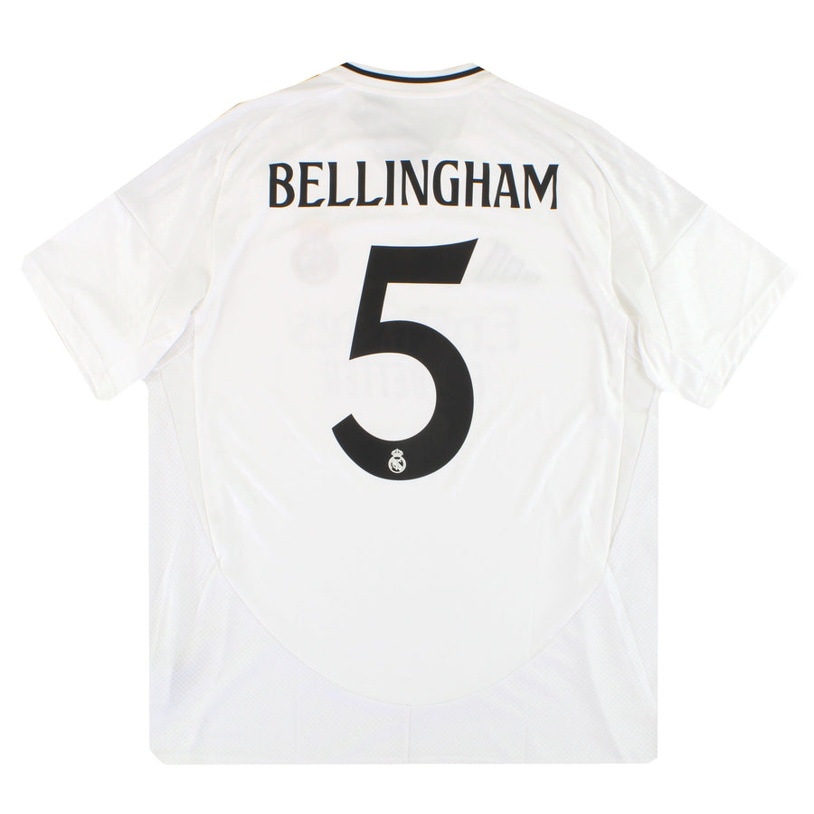 2024-25 Real Madrid adidas Home Shirt Bellingham #5 *w/tags* XL