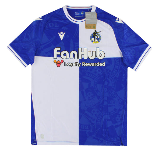 2025-26 Bristol Rovers Macron Home Shirt *BNIB* L