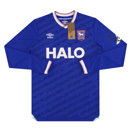2025-26 Ipswich Umbro Home Shirt L/S *w/tags* XXXL