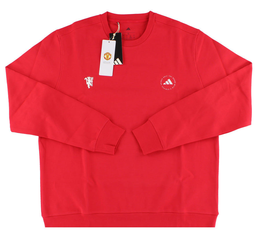 2025-26 Manchester United x adidas Golf Crewneck Sweatshirt *BNIB* L