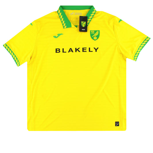 2025-26 Norwich City Joma Home Shirt *BNIB* XXXXL