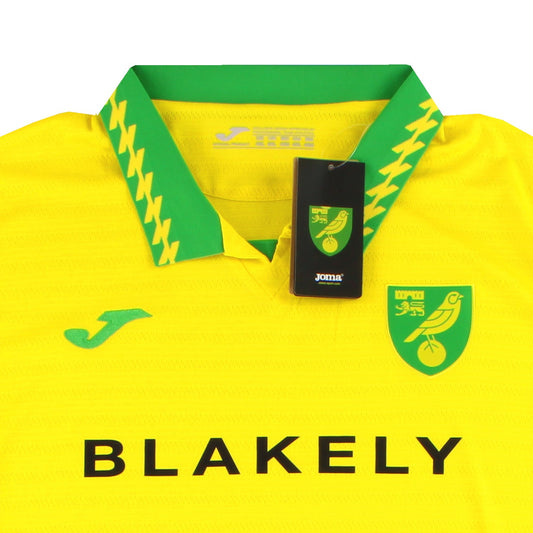 2025-26 Norwich City Joma Home Shirt *BNIB* XXXXL