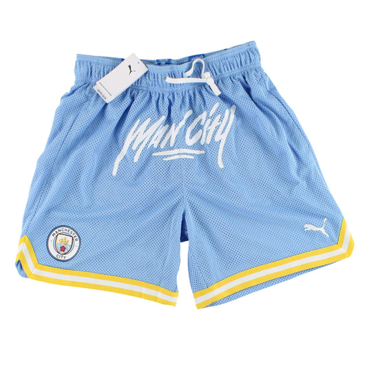 2025-26 Puma Hoops x Manchester City Reversible Basketball Shorts *w/tags* L
