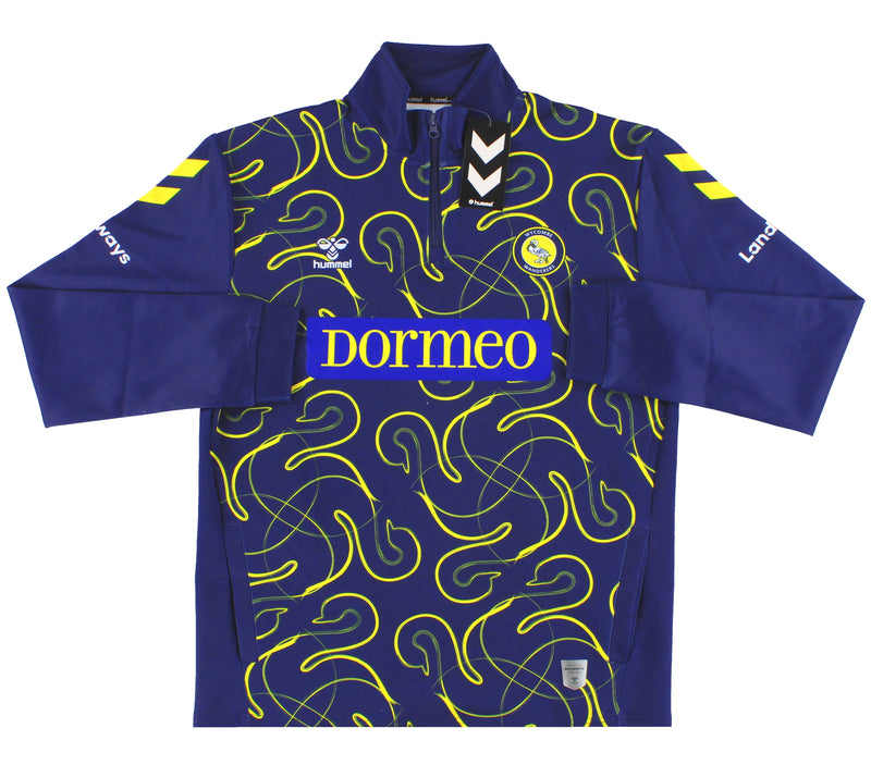 2025-26 Wycombe Wanderers Hummel 1/4 Zip Training Top *BNIB* XL