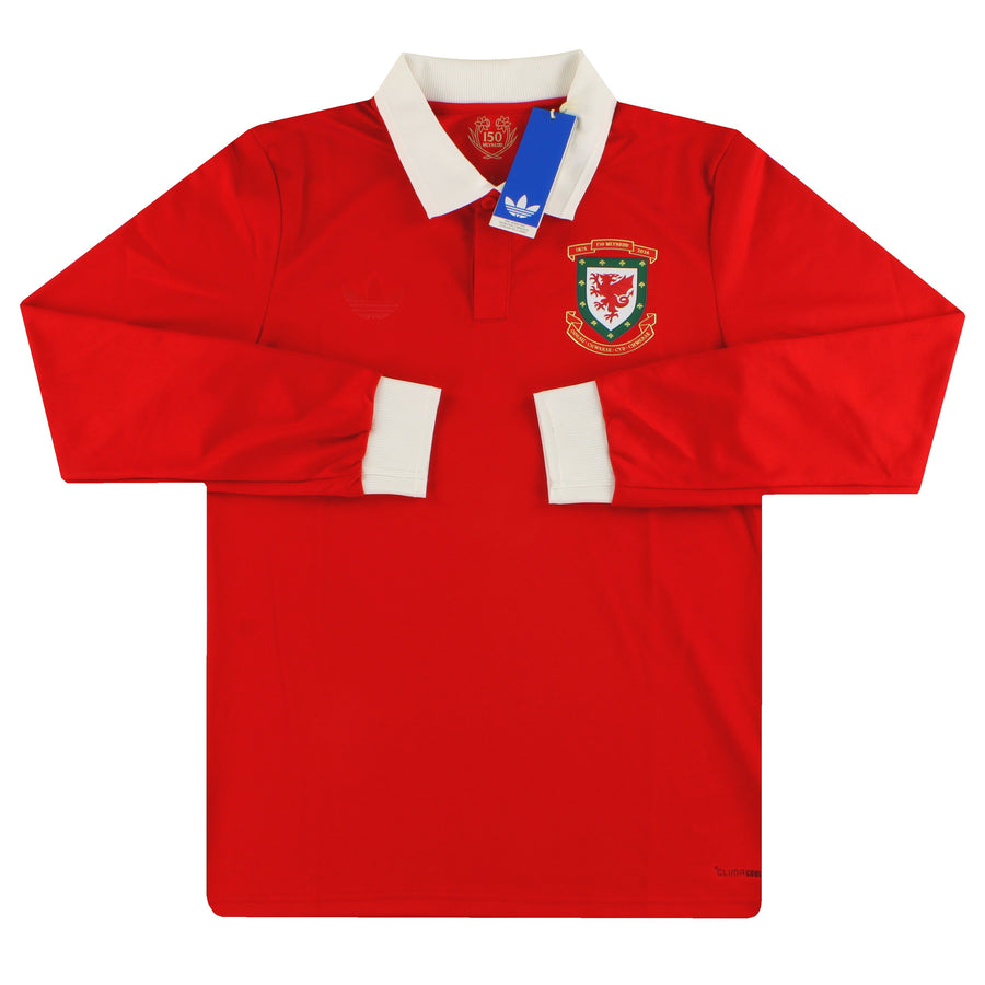 2026 Wales adidas 150th Anniversary Home Shirt L/S *w/tags*