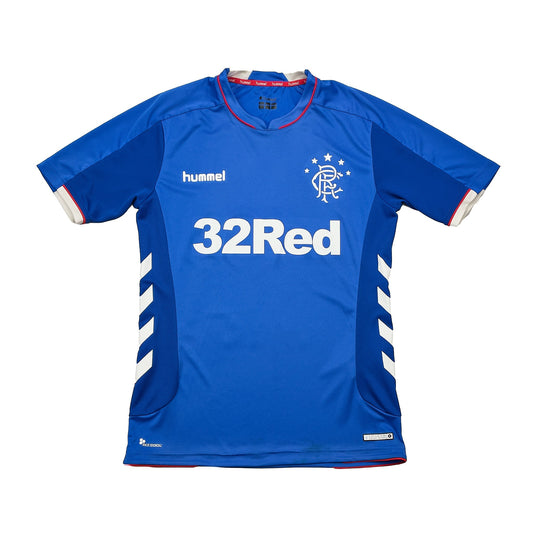 2018/19 RANGERS HOME SHIRT (M) HUMMEL