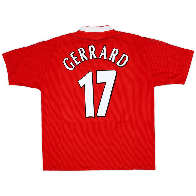 Liverpool 2002-04 Home Shirt Gerrard 17 XL