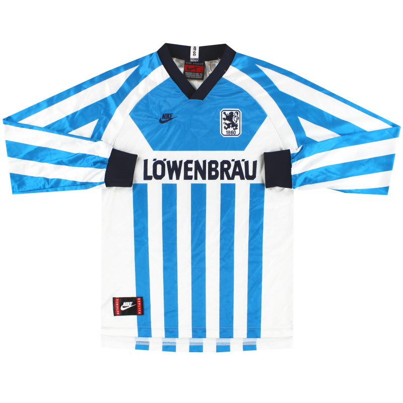 1995-96 1860 Munich Nike Home Shirt L/S XL.Boys - Classic Football Kit