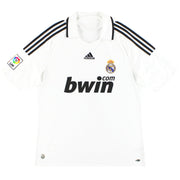 2008-09 Real Madrid adidas Home Shirt XXL - Classic Football Kit