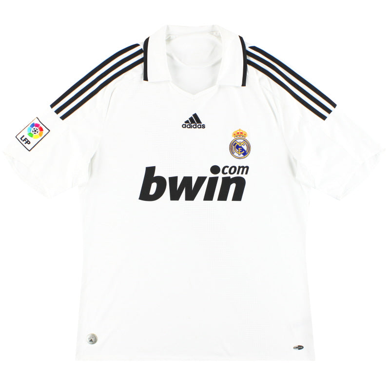 2008-09 Real Madrid adidas Home Shirt XXL - Classic Football Kit
