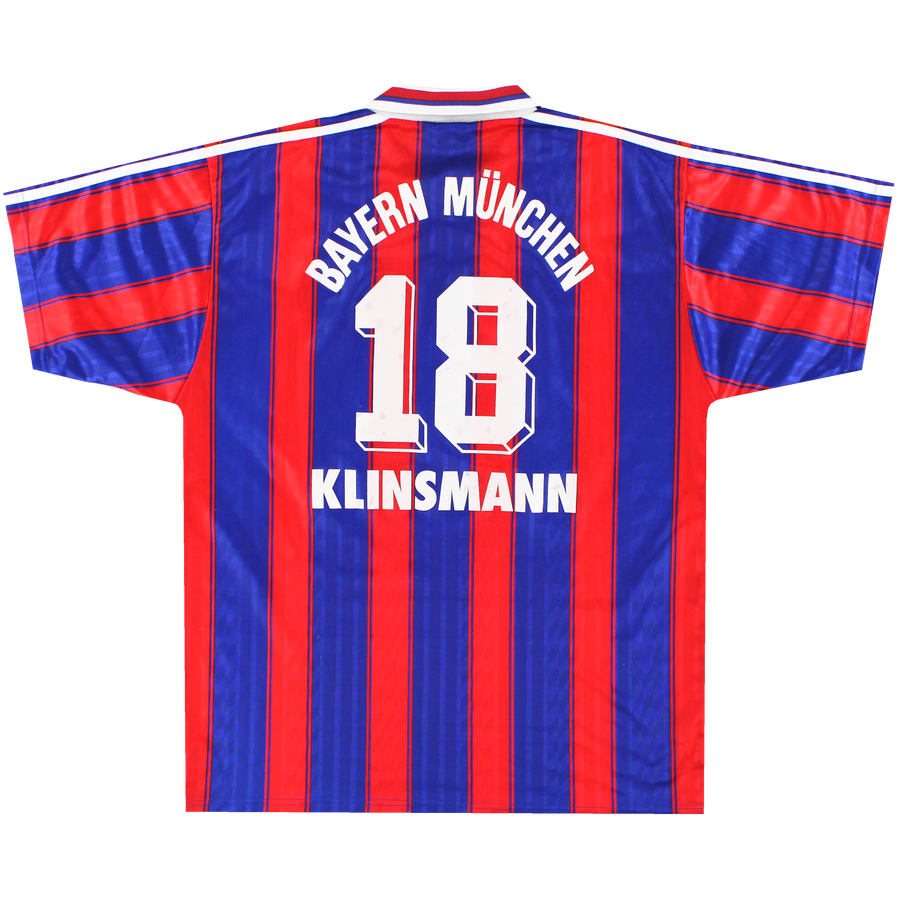 1995-97 Bayern Munich adidas Home Shirt Klinsmann #18 XXL