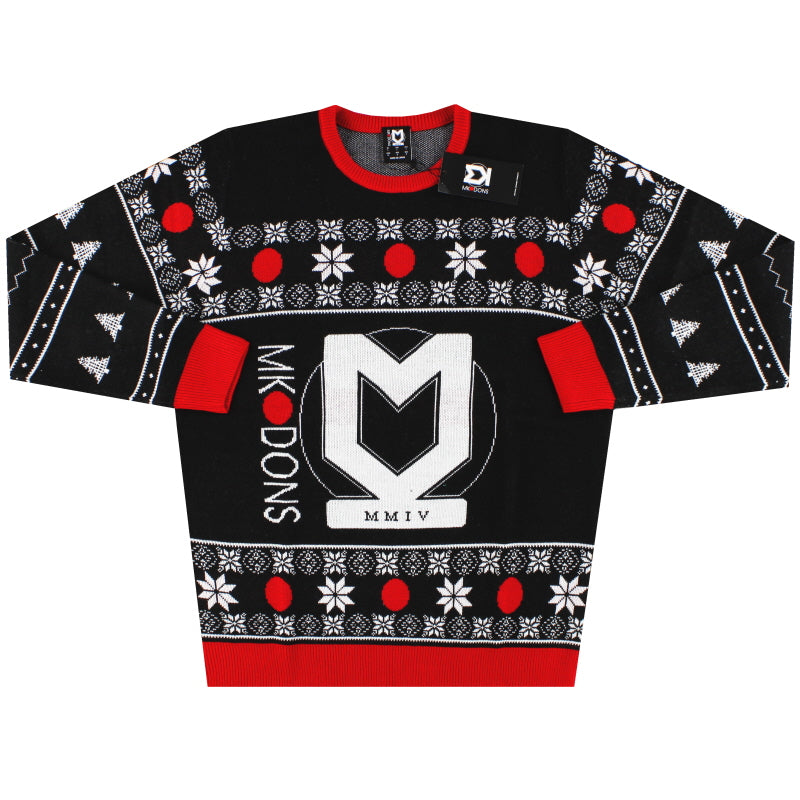 2022-23 MK Dons Castore Christmas Jumper *BNIB* M - Classic Football Kit