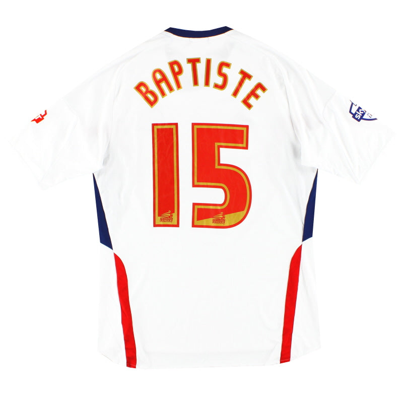 2013-14 Bolton adidas Player Issue Home Shirt Baptiste #15 M - Classic Football Kit