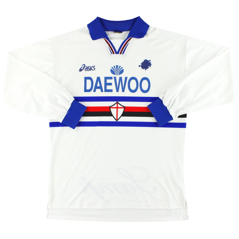 1997-98 Sampdoria Asics Away Shirt LS XL