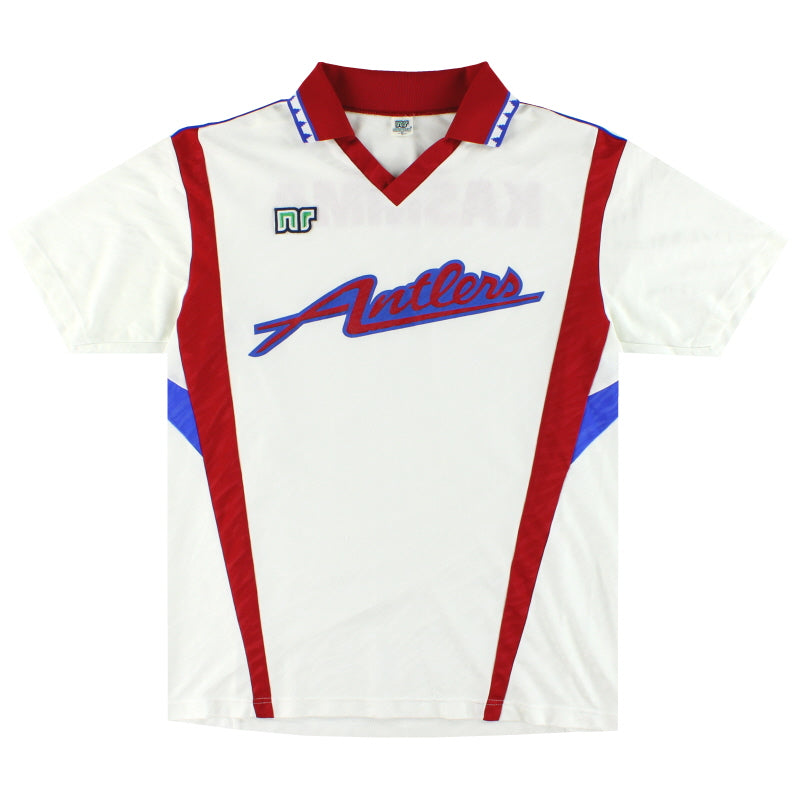1992-93 Kashima Antlers Ennerre Away Shirt M - Classic Football Kit