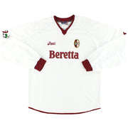 2004-05 Torino Asics Match Issue Away Shirt #3 L/S XL - Classic Football Kit