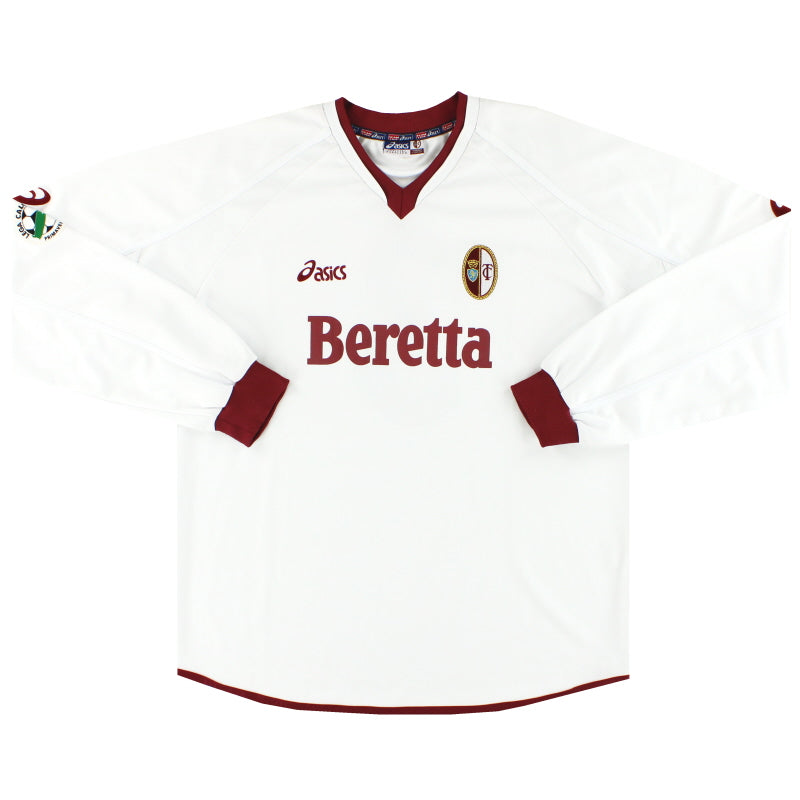 2004-05 Torino Asics Match Issue Away Shirt #3 L/S XL - Classic Football Kit