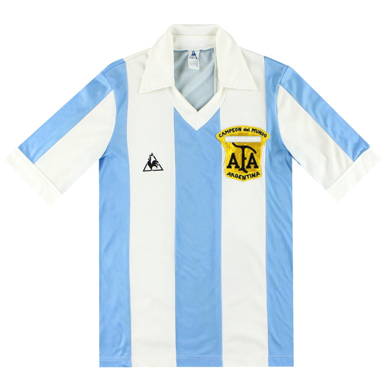 1980-82 Argentina Le Coq Sportif Home Shirt S