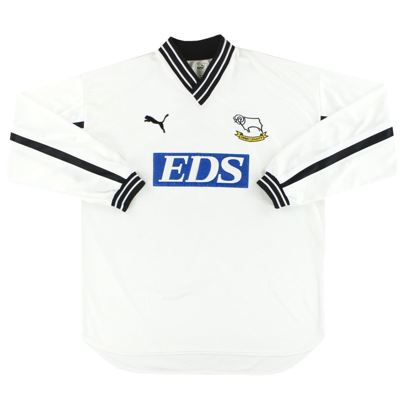 1999-01 Derby County Puma Home Shirt L/S - Classic Football Kit