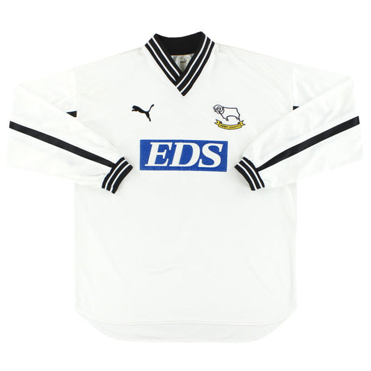 1999-01 Derby County Puma Home Shirt L/S
