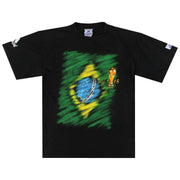 1998-00 Brazil 'France 98' Graphic Tee M - Classic Football Kit