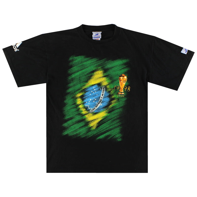 1998-00 Brazil 'France 98' Graphic Tee M - Classic Football Kit