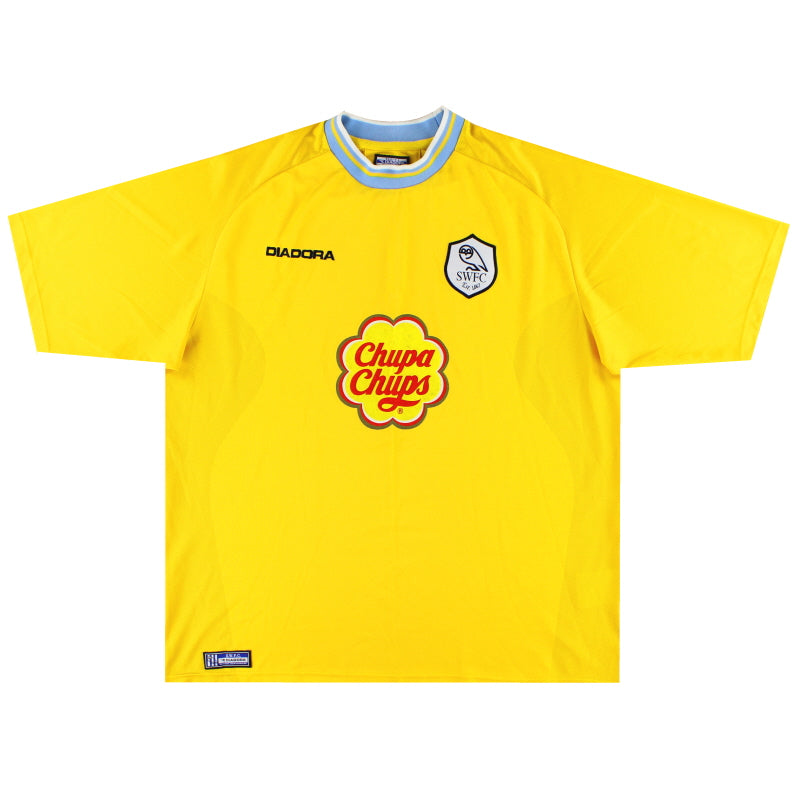 2001-02 Sheffield Wednesday Diadora Away Shirt *Mint* XL