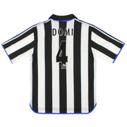 1999-00 Newcastle adidas Home Shirt Domi #4 *Mint* L - Classic Football Kit